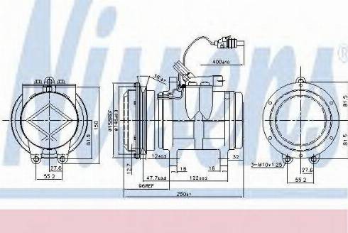 Nissens 89744 - Compressor, air conditioning autospares.lv