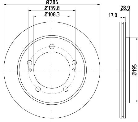 Nisshinbo ND9015 - Brake Disc autospares.lv