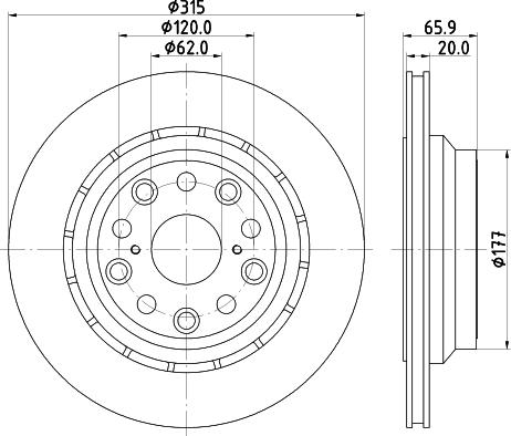 Nisshinbo ND1118K - Brake Disc autospares.lv