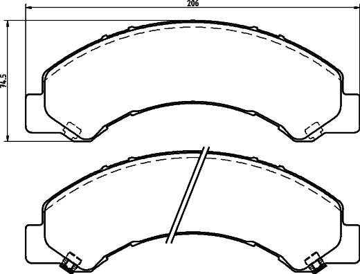 Pagid 8DB 355 037-711 - Brake Pad Set, disc brake autospares.lv