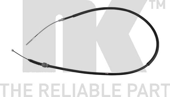 NK 909912 - Cable, parking brake autospares.lv