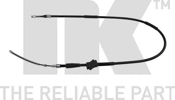 NK 904766 - Cable, parking brake autospares.lv
