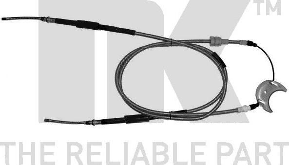 NK 902557 - Cable, parking brake autospares.lv