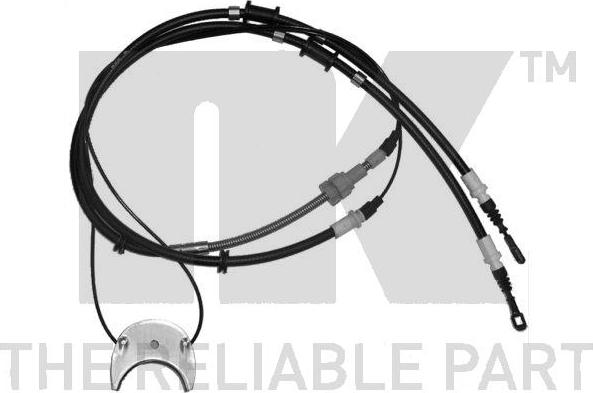 NK 902580 - Cable, parking brake autospares.lv