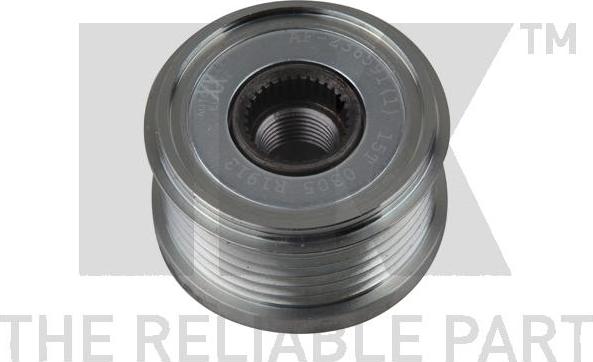 NK 4910154 - Pulley, alternator, freewheel clutch autospares.lv