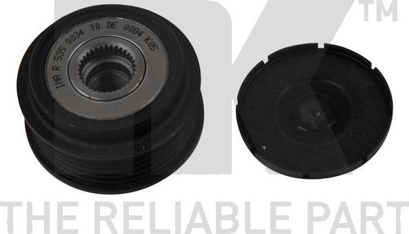 NK 4910100 - Pulley, alternator, freewheel clutch autospares.lv