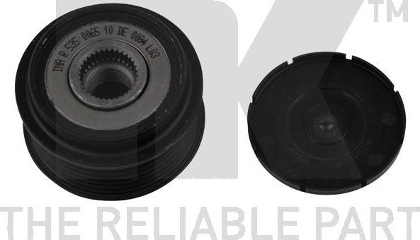 NK 4910183 - Pulley, alternator, freewheel clutch autospares.lv