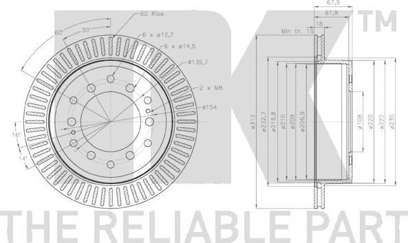 NK 3145177 - Brake Disc autospares.lv