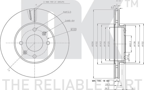 NK 313543 - Brake Disc autospares.lv