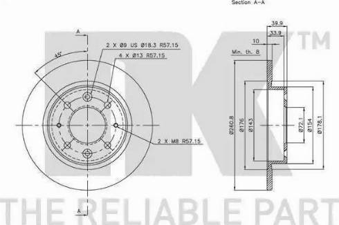 NK 533717 - Coil Spring autospares.lv