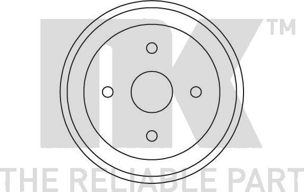 NK 255211 - Brake Drum autospares.lv