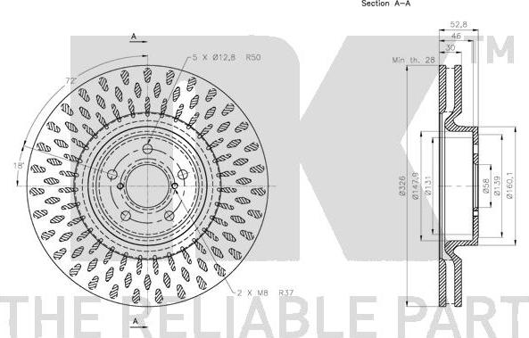 NK 204417 - Brake Disc autospares.lv