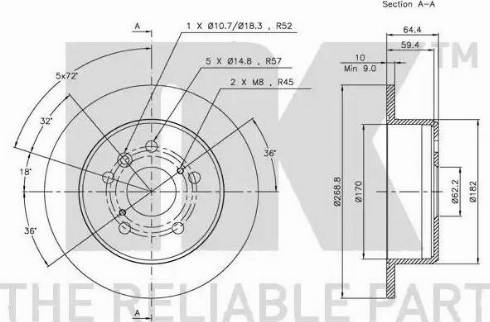 NK 314548 - Brake Disc autospares.lv