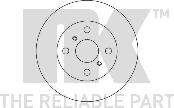 NK 204551 - Brake Disc autospares.lv