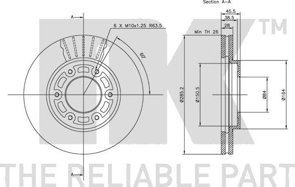 NK 314567 - Brake Disc autospares.lv