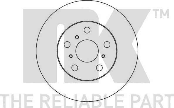 NK 204516 - Brake Disc autospares.lv