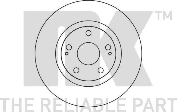 NK 2045116 - Brake Disc autospares.lv