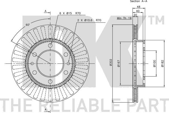 NK 204522 - Brake Disc autospares.lv