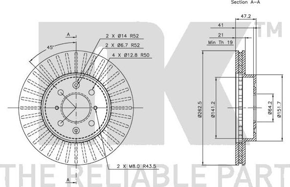 NK 204007 - Brake Disc autospares.lv