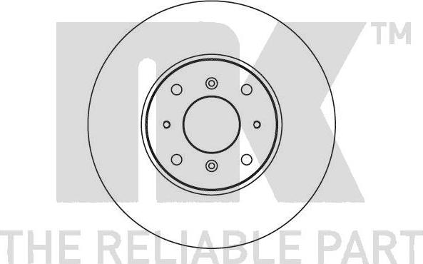 NK 204010 - Brake Disc autospares.lv