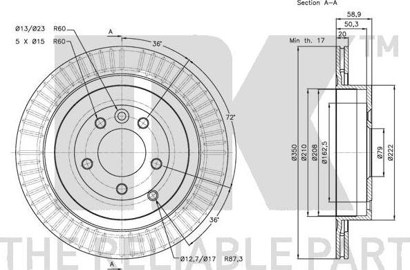 NK 314029 - Brake Disc autospares.lv