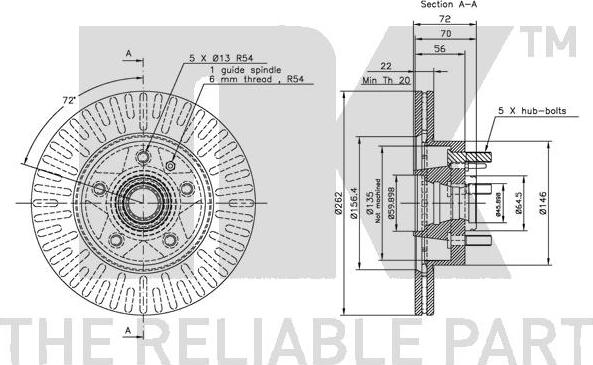 NK 204812 - Brake Disc autospares.lv