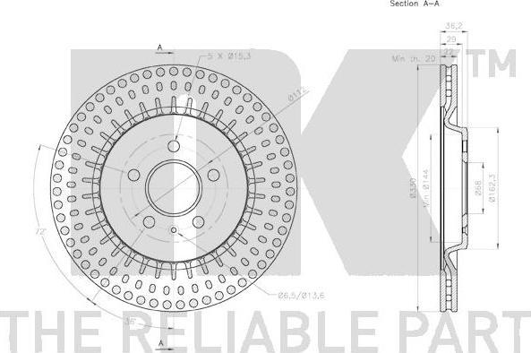 NK 2047156 - Brake Disc autospares.lv