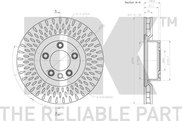 NK 3147161 - Brake Disc autospares.lv