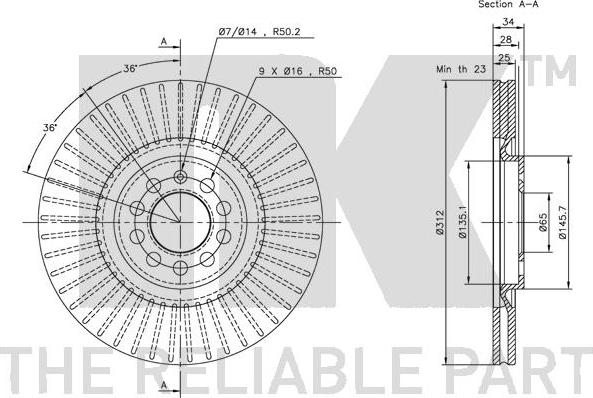 NK 314774 - Brake Disc autospares.lv