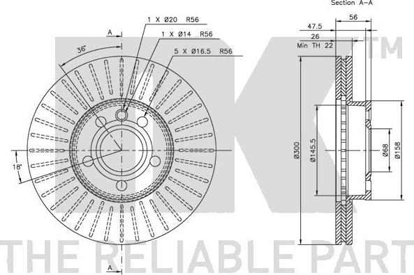 NK 314772 - Brake Disc autospares.lv