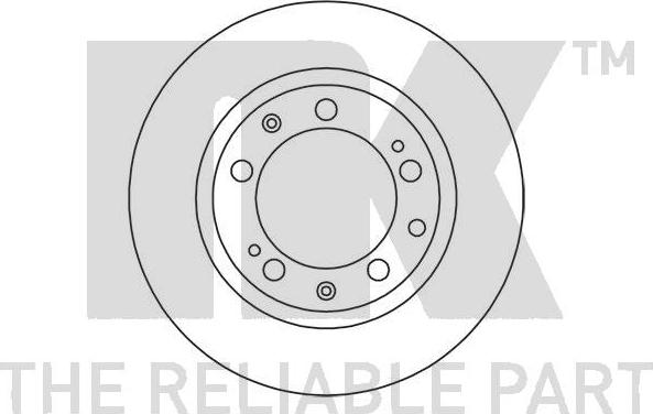 NK 205601 - Brake Disc autospares.lv