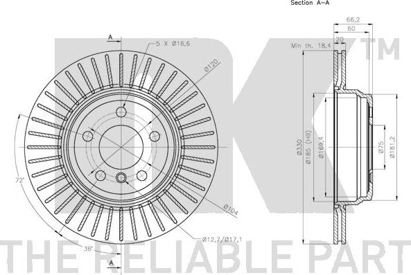 NK 311599 - Brake Disc autospares.lv