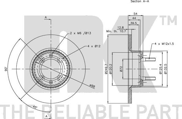 NK 201008 - Brake Disc autospares.lv