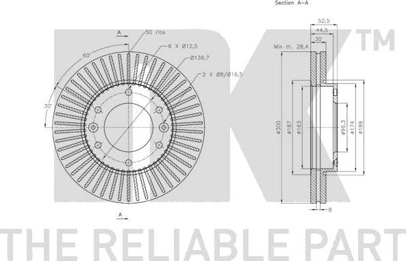 NK 313436 - Brake Disc autospares.lv