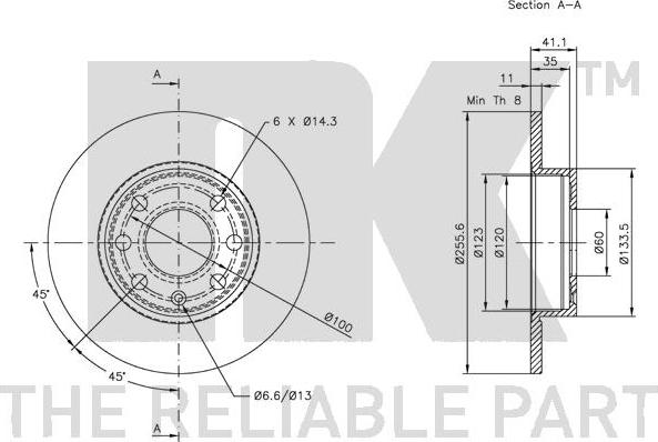 NK 313632 - Brake Disc autospares.lv