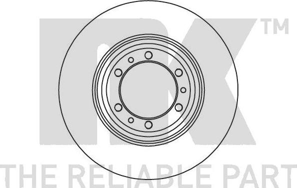 NK 203627 - Brake Disc autospares.lv