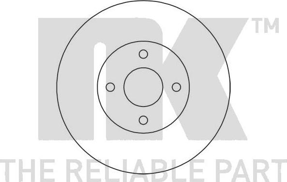 NK 202578 - Brake Disc autospares.lv