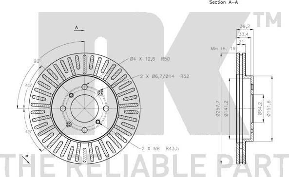 NK 202647 - Brake Disc autospares.lv