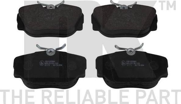 NK 229960 - Brake Pad Set, disc brake autospares.lv