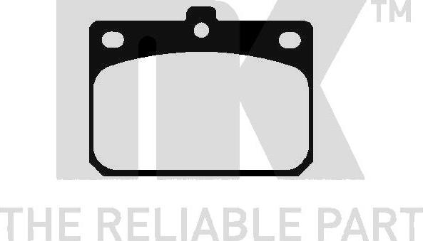 NK 229926 - Brake Pad Set, disc brake autospares.lv