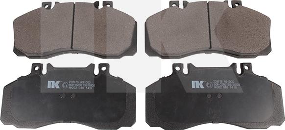 NK 229976 - Brake Pad Set, disc brake autospares.lv