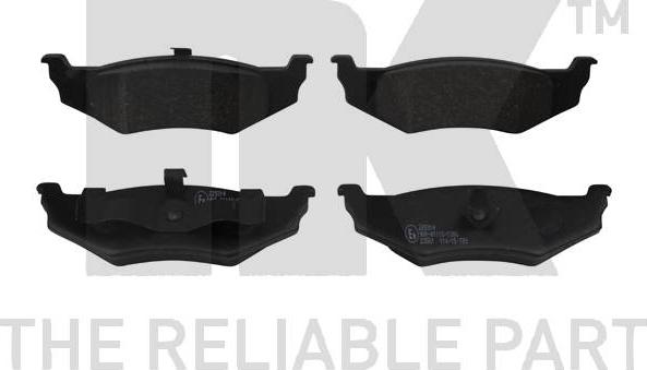 NK 229314 - Brake Pad Set, disc brake autospares.lv