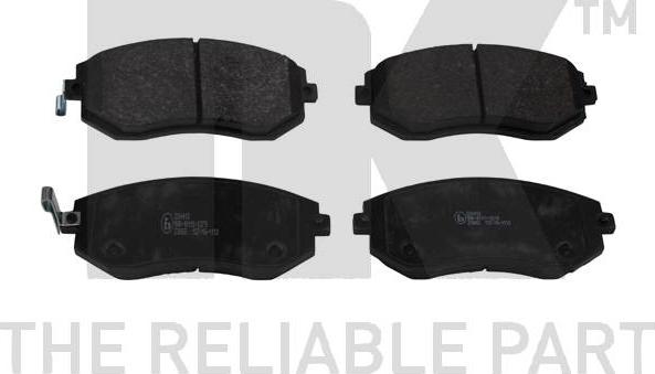 NK 224413 - Brake Pad Set, disc brake autospares.lv