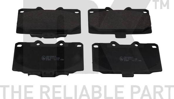 NK 224412 - Brake Pad Set, disc brake autospares.lv