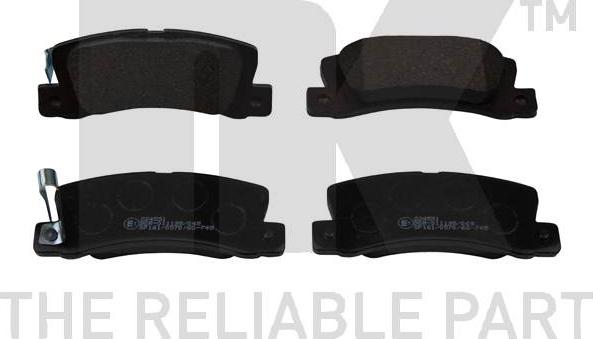 NK 224551 - Brake Pad Set, disc brake autospares.lv