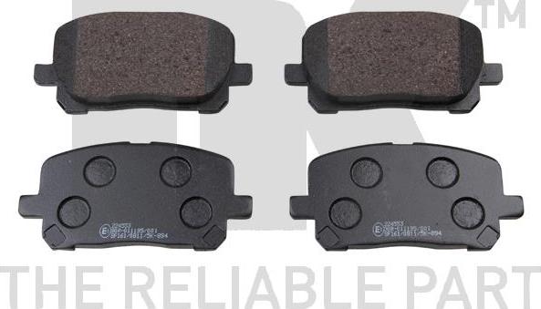 NK 224553 - Brake Pad Set, disc brake autospares.lv