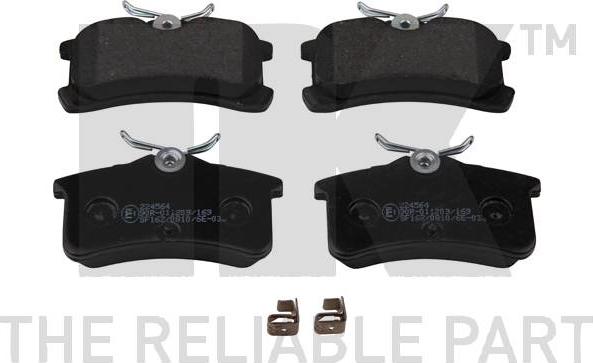 NK 224564 - Brake Pad Set, disc brake autospares.lv