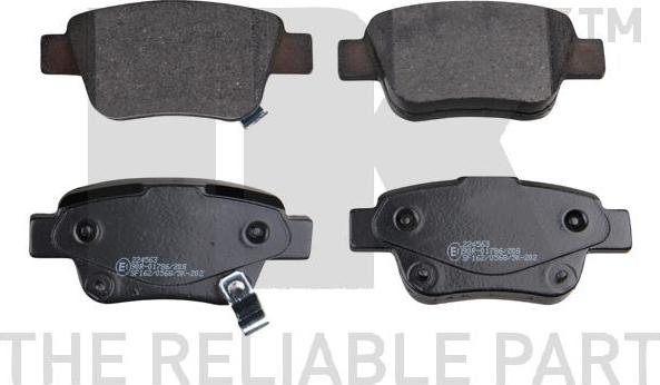 NK 224563 - Brake Pad Set, disc brake autospares.lv