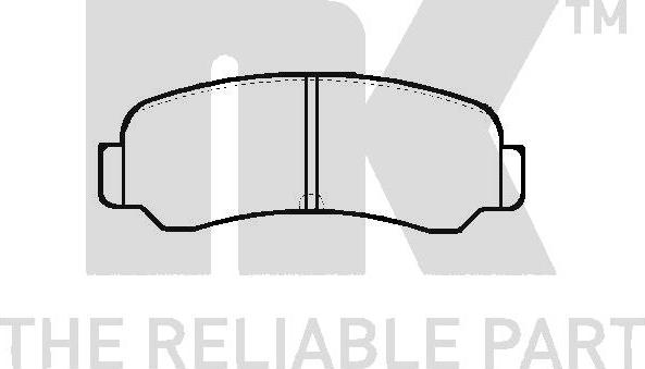 NK 224518 - Brake Pad Set, disc brake autospares.lv