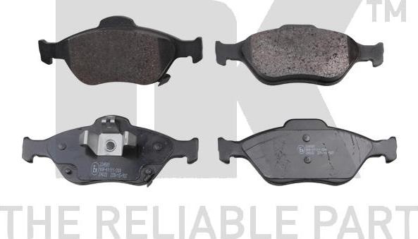 NK 224581 - Brake Pad Set, disc brake autospares.lv